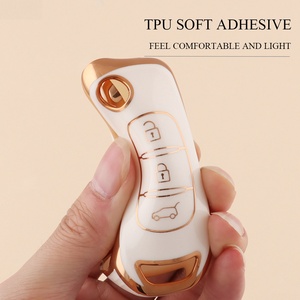 Kuvi pour Renault <span class=keywords><strong>Kadjar</strong></span> Captur Megane Sandero Stepway Logan Clio 5 <span class=keywords><strong>Arkana</strong></span> 2020 2021 TPU Car Flip Key Case Cover Key Protector - Product Image 5