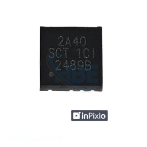 Componenti Elettronici di Gestione dell'Alimentazione (PMIC) SCT52A40DSAR, Alimentazione 120V, Picco 5A, DFN 9L, Canale 9 V - Product Image 1