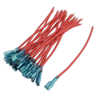 Câble de raccordement 26 AWG à fil unique avec bornes à fourche pré-crimpées pour faisceau automobile et distribution de puissance