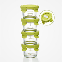 Boîte à déjeuner en verre à haute teneur en Borosilicate pour bébé, récipient hermétique de stockage des aliments avec couvercle sans BPA