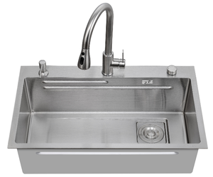 وعاء واحد جديد الأكثر مبيعًا من الفولاذ المقاوم للصدأ مع حوض مركب تحت الصحن - Product Image 1