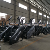 Appareil de cardio-training commercial noir en gros pour escalier, équipement de gym MND Fitness pour le club de gym Stable de Salvador
