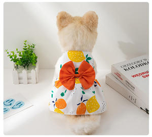ملابس صيفية جاهزة للكلاب الهريرة ملابس للكلاب فساتين حيوانات أليفة-أنماط جميلة للربيع والصيف - Product Image 4