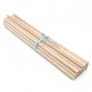 أعواد خشبية مستقيمة عالية الدقة مصنوعة من خشب البتولا الطبيعي | 4.8*305 مم |   الطول 12 بوصة | مثالي للأثاث ومشاريع الأعمال اليدوية والحرف | - Product Image 3