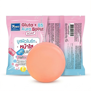 Jabón Y757 Yoko Gold Gluta + B5 Aura Boost 60g. Potencia la Piel Opaca con Triple Poder Iluminador para una Piel Radiante y Brillante - Product Image 5