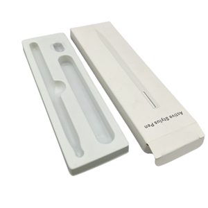 Logotipo personalizado Electrónica de consumo Stylus capacitivo Caja de embalaje Soporte de bandeja de blíster blanco personalizado Cajas de papel para productos inteligentes - Product Image 2