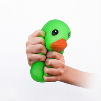 Bestseller transfrontalier : Canard anti-stress en caoutchouc de grande taille, jouet de décompression souple et créatif, unisexe, 14
