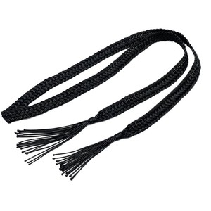 Nouvelle <span class=keywords><strong>ceinture</strong></span> fine tressée en corde cirée PU tendance pour femme, idéale pour costume, robe, chemise, sans perforations, vente directe usine - Product Image 1