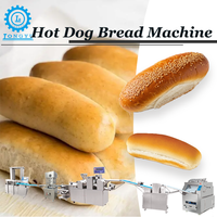 Nouvelle machine à pain à hot-dogs électrique automatique LongYu pour boulangerie, équipement de laminage de pâte 380V, farine et œufs