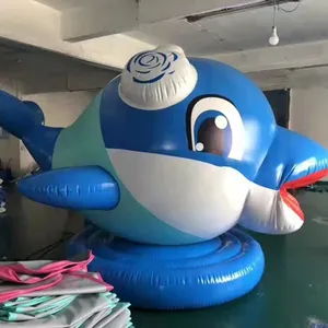 Hot sale giant inflatable whale fish shape balloon low price