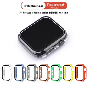 Caja de reloj <span class=keywords><strong>40mm</strong></span> 44mm venta al por mayor funda protectora de reloj transparente de lujo para <span class=keywords><strong>Apple</strong></span> IWatch Series 6 5 4 <span class=keywords><strong>SE</strong></span> - Product Image 2