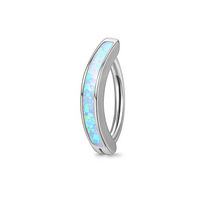 Bijoux de piercing au ventre Labret en titane 14G Bijoux de corps en plaqué or avec griffe en pierre de zircon pour les mariages et les fêtes