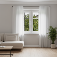 Fenêtres à battants en aluminium, triple vitrage isolant, design moderne, certifiées Energy Star, pour usage extérieur, résidentiel et commercial