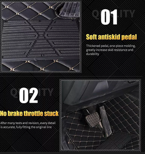<span class=keywords><strong>Tapis</strong></span> de sol de voiture en cuir de luxe imperméable toutes saisons en gros, personnalisé avec logo 3D 5D 7D, <span class=keywords><strong>tapis</strong></span> de sol de voiture - Product Image 3
