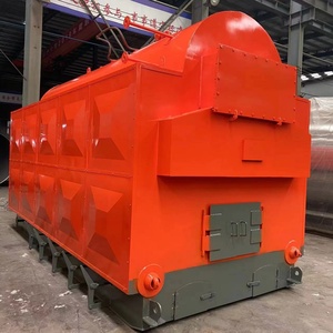 La chaudière à vapeur industrielle à grille mobile horizontale à tubes de caldaire, fonctionnant au combustible flexible DZH, à biomasse, est certifiée CE/EAC et économique - Product Image 1