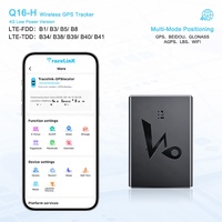 Tracelink - Rastreador GPS Mini 4G Inalámbrico Portátil para Vehículos, con Batería de 10000 mAh de Larga Duración, Localización en Tiempo Real por GSM/GPRS/LBS, Magnético