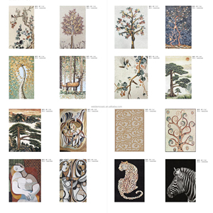 Parquet moderno modello di figura in marmo mosaico parete arte murale per l'interior Design con capacità di soluzione grafica - Product Image 5
