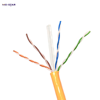 Nuevo cable de red Ethernet LAN OEM de alta velocidad MX-STAR 2026, Cat6 UTP, 4 pares, 26AWG, CCA, Cat 6, caja de 305m