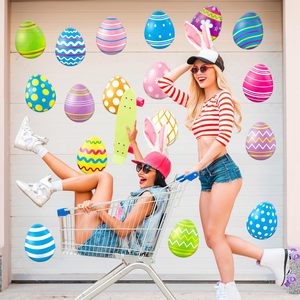Aimants de Pâques pour porte de garage, décorations magnétiques pour voiture en extérieur, décorations de jardin gonflables pour les fêtes, ornement de jardin de Pâques - Product Image 3