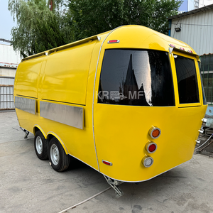 Carrito de Comida Móvil, Remolque de Acero Inoxidable para Restaurante de Hot Dogs, Totalmente Equipado, para Venta de Comida Callejera - Product Image 3