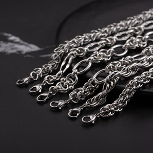 Pulsera de Cadena Trenzada de Acero Inoxidable para Hombre, Diseño Geométrico, Joyería de Moda, Regalo para Ocasiones Especiales XYB0138 - Product Image 3