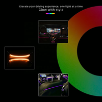 Lampe d'ambiance LED à 64 couleurs pour dossier de siège W464 W463A pour Mercedes-Benz Classe G G63 AMG, intérieur du dossier