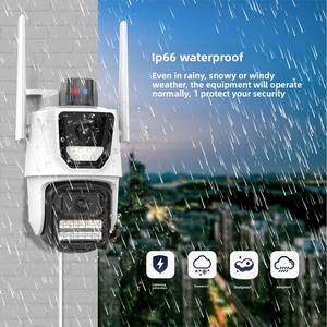 Cámara de Seguridad IP PTZ con Visión Nocturna Clara de 6MP, Detección de Movimiento Inteligente con IA <span class=keywords><strong>ICSEE</strong></span>, Cámara de Red Wifi, Cableada - Product Image 6