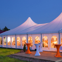 Vente directe usine : Tentes de réception mixtes, chapiteaux de mariage, tentes de fête à toit haut, tentes de salon professionnel