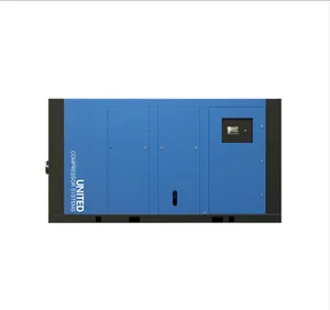 UNITED 110KW Two-stage Air Cooled Compression Screw Air Compressor Made In China