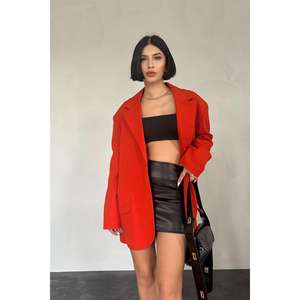 Blazer de Mujer Coral, Manga Larga, Tejido, Estilo Otoñal - Product Image 2