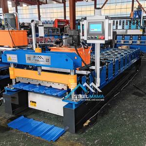 Mozambique Popular Color Steel 840 IBR Trapezoidal Sheet Roofing Cold Roll Forming Machine Product <b>Tile</b> <b>Making</b> <b>Machinery</b> - Product Image 4