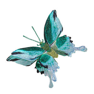 تطريز مخصص طباعة نقل الحرارة رائعة فراشة التصحيح اللباس الدانتيل التطريز الديكور الملابس التصحيح المطرزة - Product Image 5