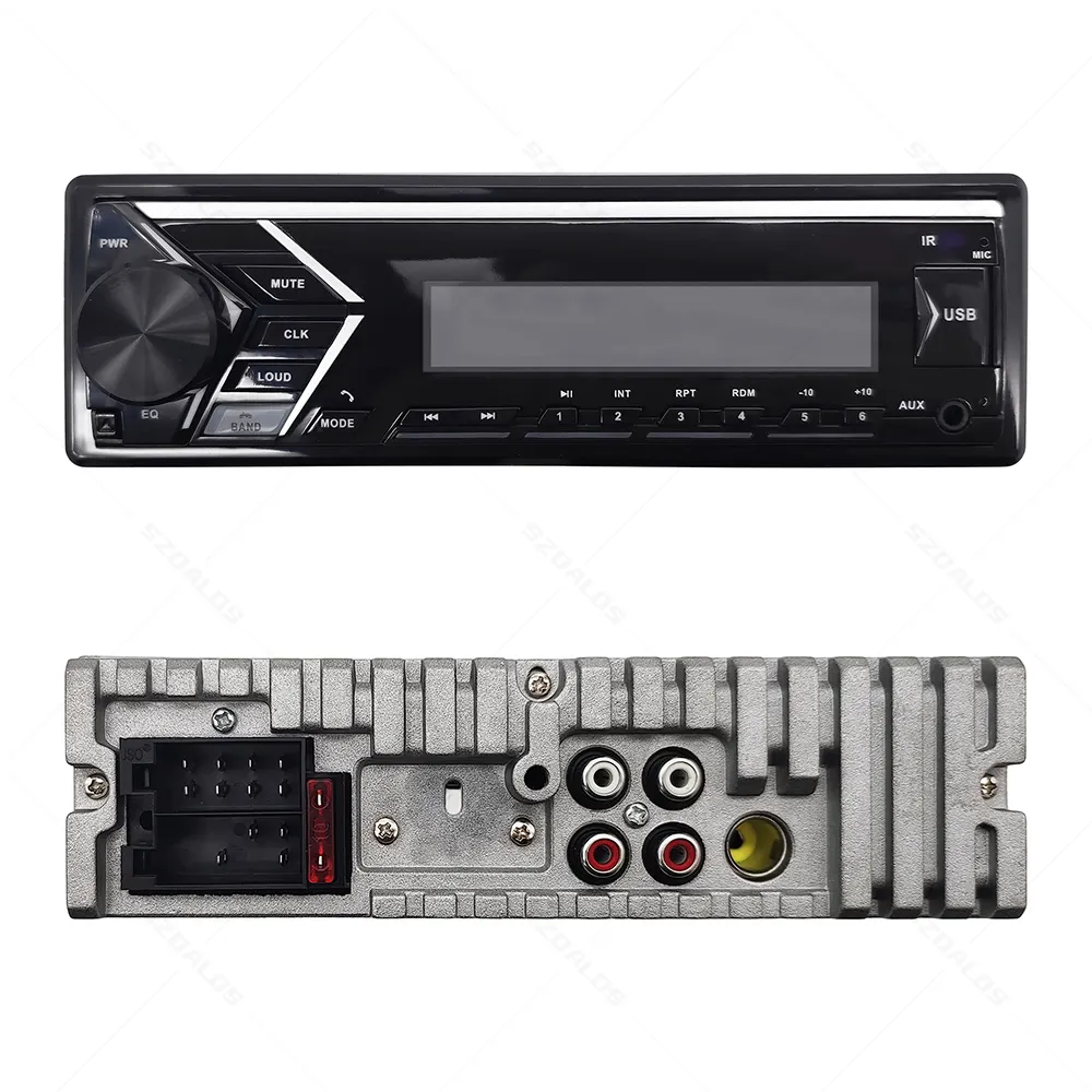 להסרה רכב Mp3 רדיו עם AM FM Bt טלפון App שליטה כפולה USB LCD מסך