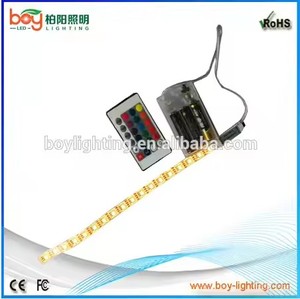 Décoration de projet à la maison Télécommande 3XAA RGB batterie boîte alimenté led bande lumineuse - Product Image 6