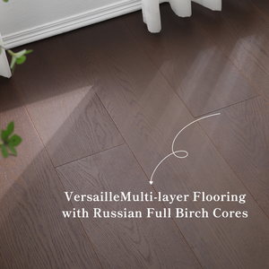 Plancher en bois massif multicouche en chêne à clic écologique, matériau de base en acajou, style moderne, chambre à coucher, plancher de maison en bois, ABC - Product Image 4