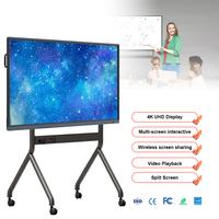 Pizarra Interactiva Tacteasy para Reuniones de Oficina, Android 16 EDLA 4k LCD con Lápiz, Pizarra Blanca con IA Integrada, en Stock