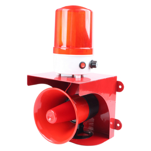 Luz Indicadora de Energía Industrial de Alta Potencia HUAXI QPXF-01, LED Rojo, IP54, 220V, 50000 Horas, Control de Volumen Ajustable, Un Solo Botón - Product Image 1