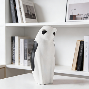 تمثال قطط من الراتنج مصنوع يدويًا بأسلوب فني بسيط على الطراز الاسكندنافي، زخرفة قطط الوالدين والطفل، ديكور منزلي للطاولة، منحوتة - Product Image 4