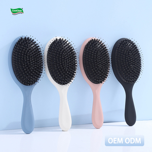 Spazzola per capelli in setole naturali di cinghiale con cuscino d'aria / <span class=keywords><strong>Pettine</strong></span> per tutti i tipi di capelli, stirante, antistatico, per massaggio del cuoio capelluto, comoda per l'uso domestico - Product Image 1