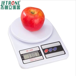 批发SF400电子数字厨房秤白色10公斤容量通用电压110-250V新设计塑料食品称重秤 - Product Image 1