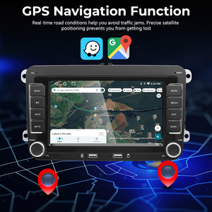 Autoradio 2 Din Android 14 avec Android Auto & CarPlay GPS WiFi pour modèles Volkswagen Skoda (Golf 5-6 Touran Passat Polo) - Product Image 5