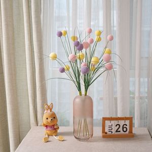 ดอกแดนดิไลออนประดิษฐ์ CallaFloral ก้านเดี่ยว สีชมพู เหลือง ม่วง พลาสติก สำหรับตกแต่งงานแต่งงาน ตกแต่งบ้าน ช่อดอกไม้ - Product Image 1