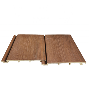 Panneaux muraux de revêtement extérieur en ASA co-extrudé de 170 mm de large, feuilles de toiture en PVC décoratives, panneaux en WPC plastique pour extérieur - Product Image 2