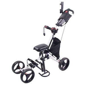 Chariot de golf pliable à 4 roues avec siège, qualité supérieure, vente en gros GT101702 - Product Image 1