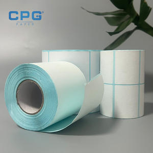 Manufacturer Bulk Custom Top Coated Eco Friendly Thermal Label Printer <b>Paper</b> 6x4 Logistics Waybill Labels 100X150mm - Product Image 1