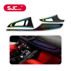 Kit d'éclairage d'ambiance SJC pour <span class=keywords><strong>Audi</strong></span> A6 C7 2012-2018 LHD, accessoires d'éclairage d'ambiance intérieur LED pour mise à niveau de voiture - Product Image 1