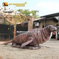 Modèle d'éléphant marin animatronique grandeur nature MyDino AA087 pour publicité en parc d'attractions, à vendre
