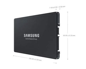 7.68 ТБ U.2 SSD MZQL27T6HBLA-00A07 PCIe 4.0 NVMe TLC Enterprise SSD для серверных облачных хранилищ - Product Image 2