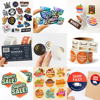 Étiquettes personnalisées auto-adhésives impression personnalisée logo transparent étanche écologique BOPP clair feuille d'or pot cosmétique