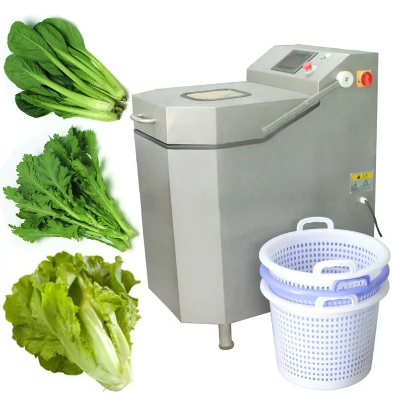 Deshidratador Industrial centrífugo de alimentos, máquina deshidratadora de lechuga, Máquina secadora de verduras